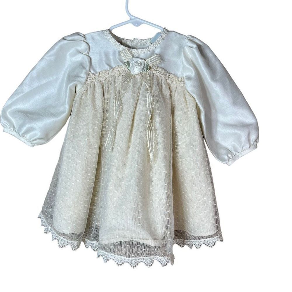 Vintage Peaches‎ N Cream Baby Girl Dress Size 18 Months